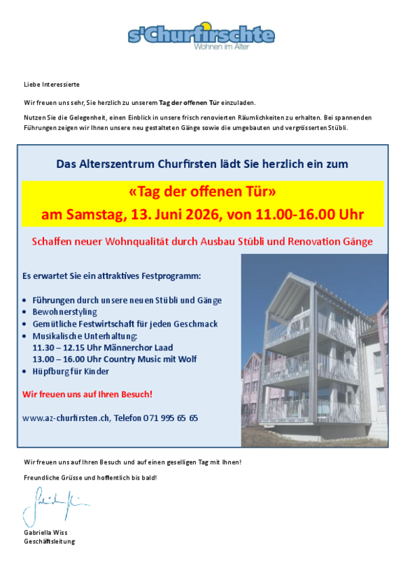 Tag der offenen Tür