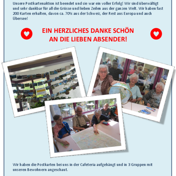 Weltreise mit Postkarten ist beendet